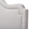 Baxton Studio Nadeen Modern Greyish Beige King Size Headboard 134-7254 - alternate 4